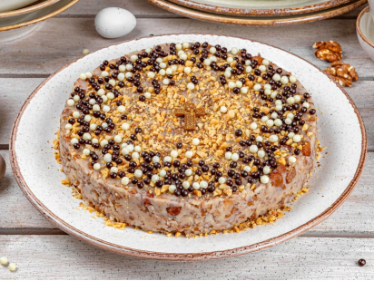 Традиционная колива с мёдом, орехами и изюмом Поминальная