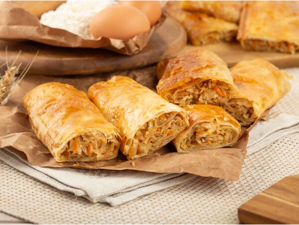 Вертуты с капустой квашеной