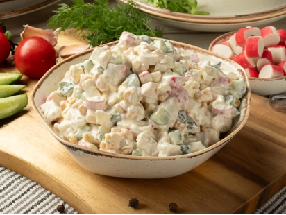 Салат  из крабовых палочек