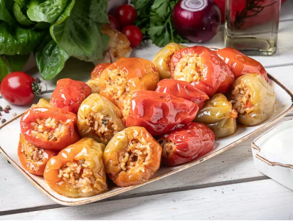 Перец фаршированный с мясом