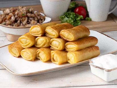 Блинчики с мясом
