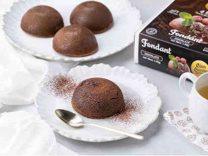 Double chocolate fondant