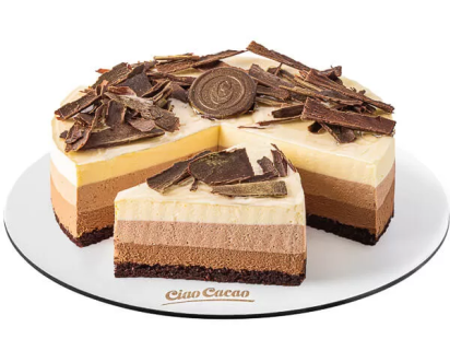 Торт Mousse 3 chocolates