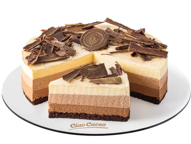 Торт Mousse 3 chocolates