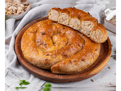 Молдавская плацынта с куриным мясом