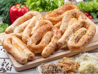 Печёные саралии АССОРТИ (соленые)