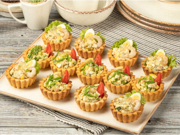 Корзинки с салатами Amuse bouche