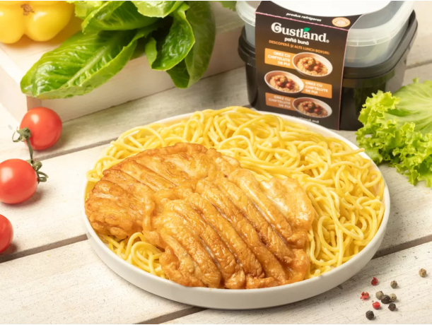 Ланч бокс Лапша с отбивной куриной