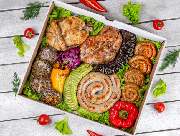 Мясное плато Grand Meat Symphony - Taste of Moldova
