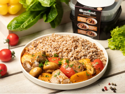 Ланч бокс Гречка с печенью и овощами