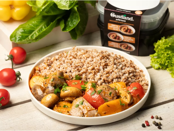 Ланч бокс Гречка с печенью и овощами