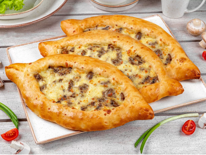 Хачапури с грибами