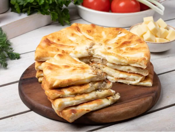  Плацинды на сковороде с сыром
