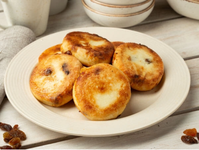 Сырники с изюмом