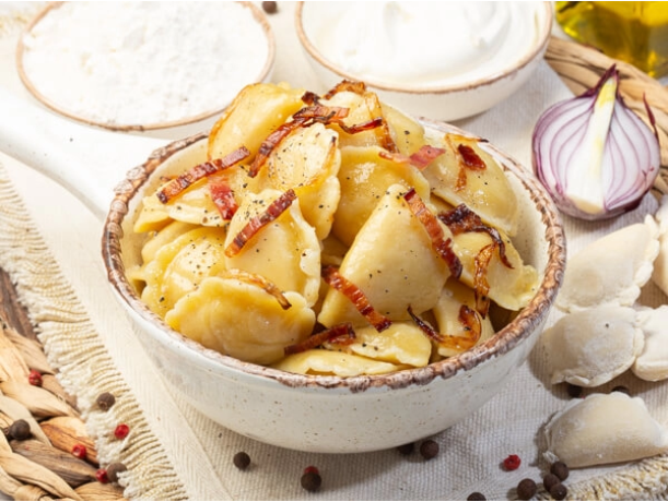 Вареники с картошкой и грибами