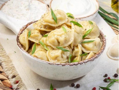 Пельмени с говядиной и свининой