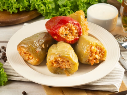 Перец фаршированный с мясом