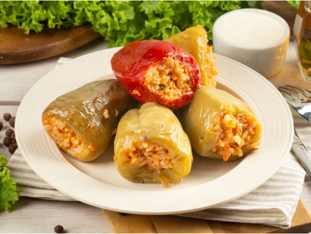 Перец фаршированный с мясом