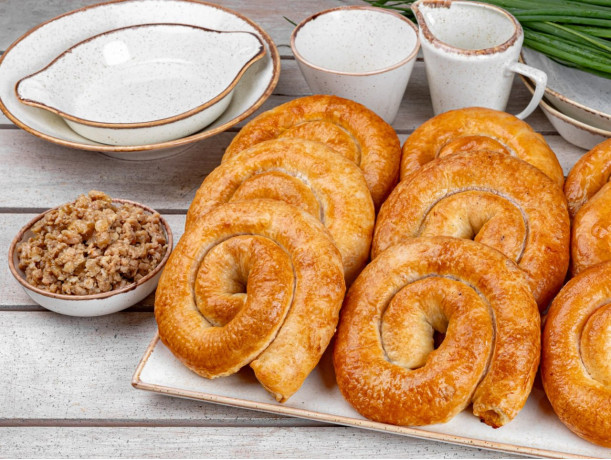 Плацинды-улитки с мясом