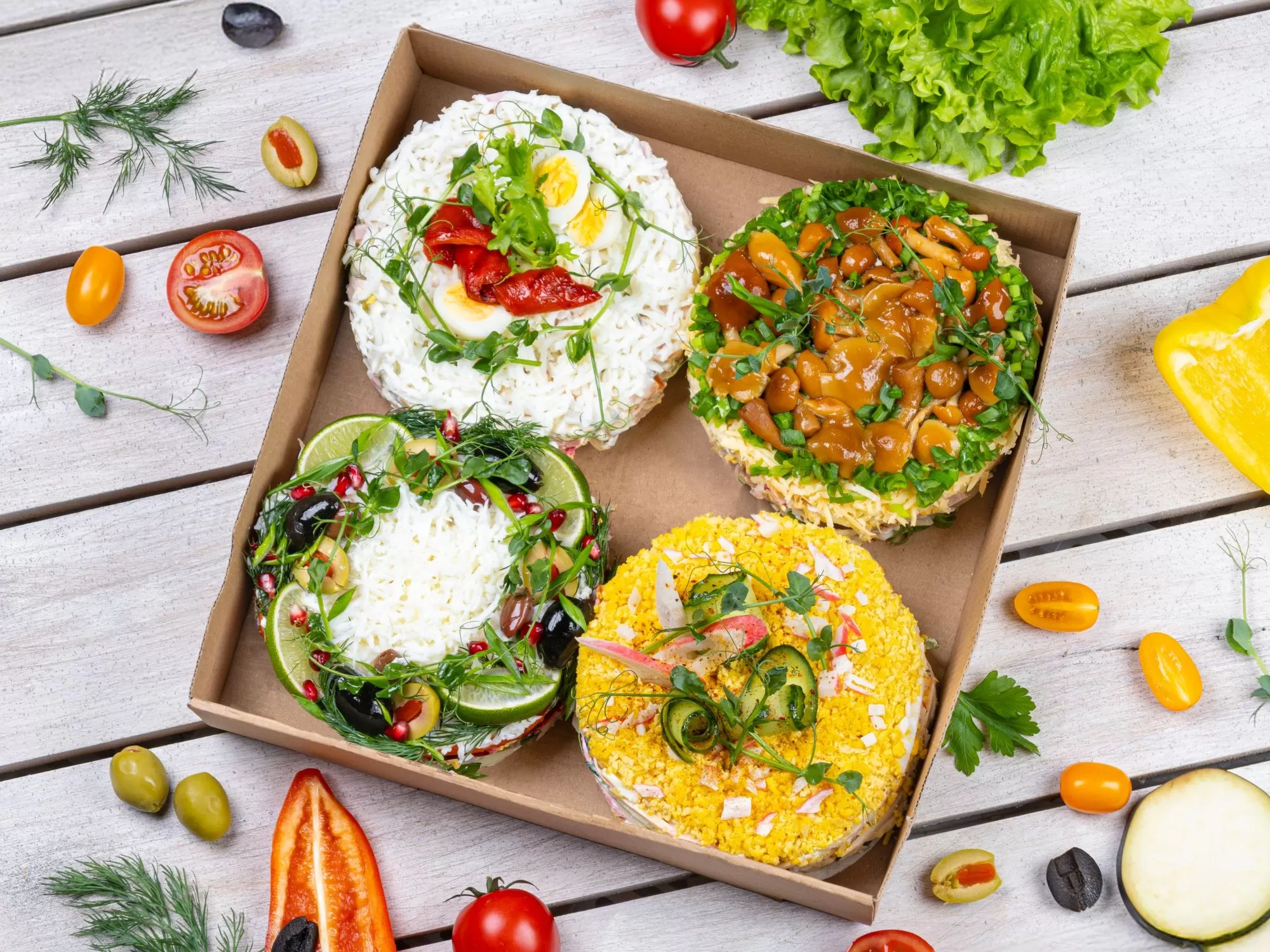 Set Salate Bento Assorti 