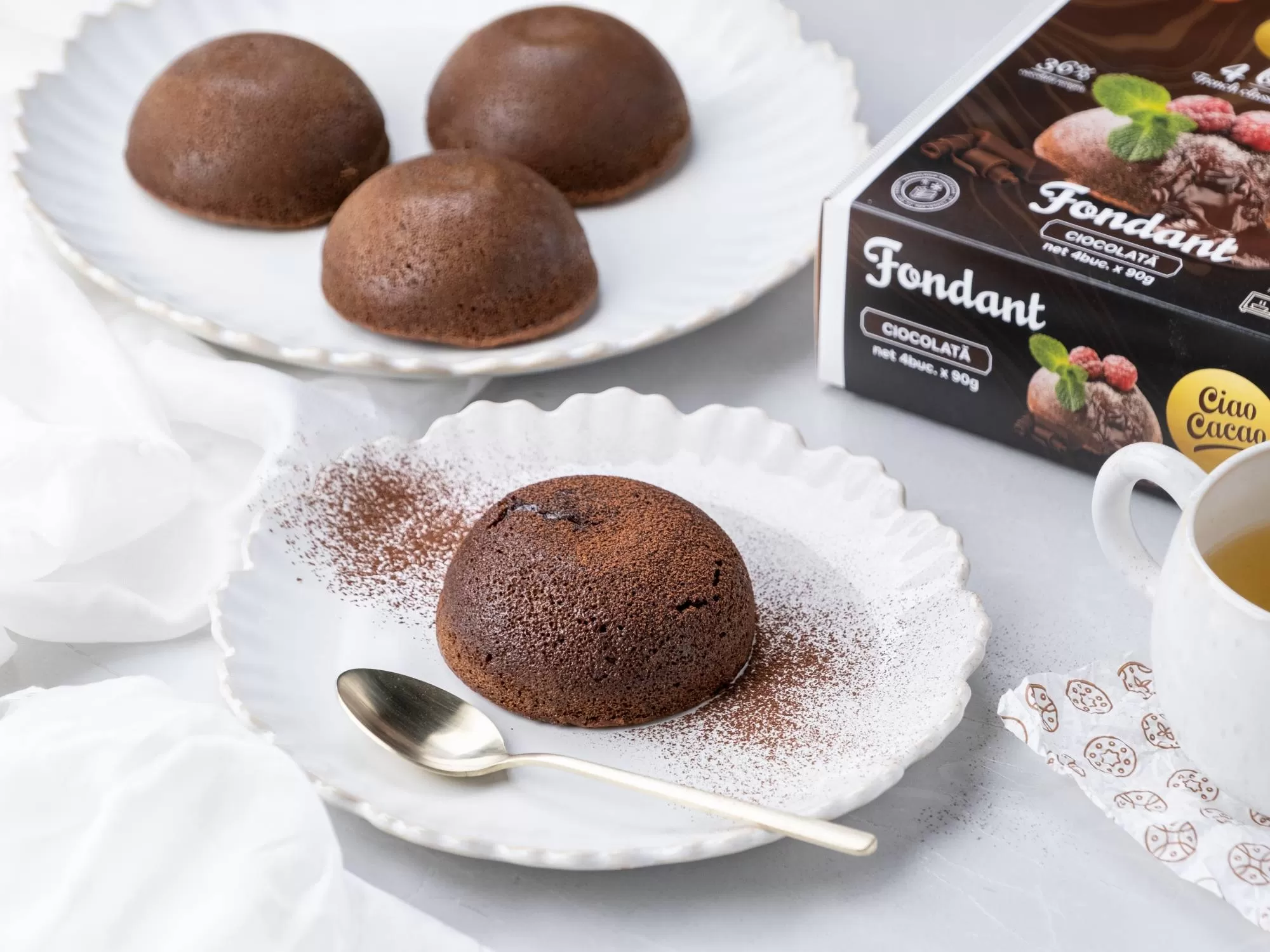 Double chocolate fondant