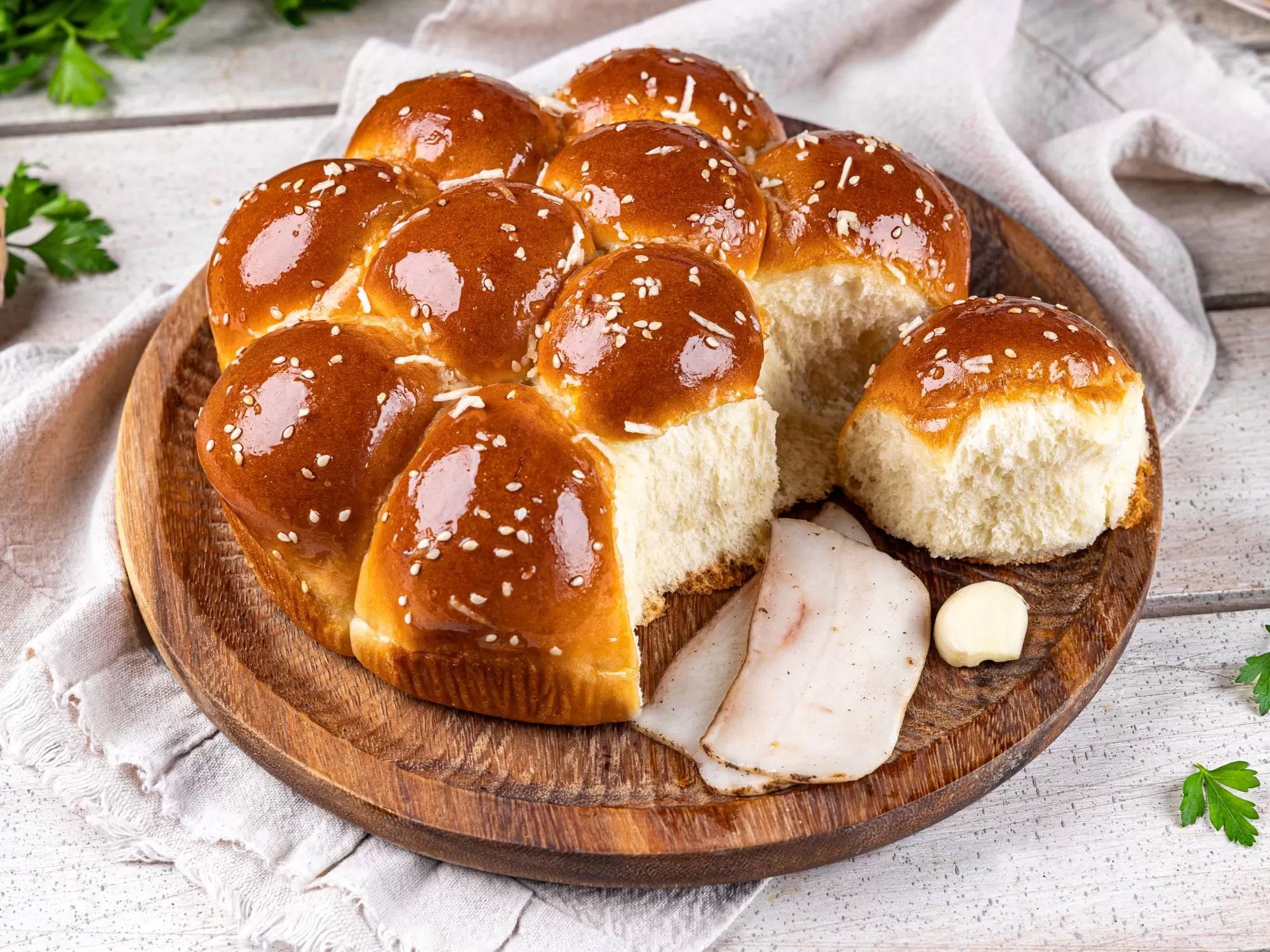 Pampușca cu usturoi